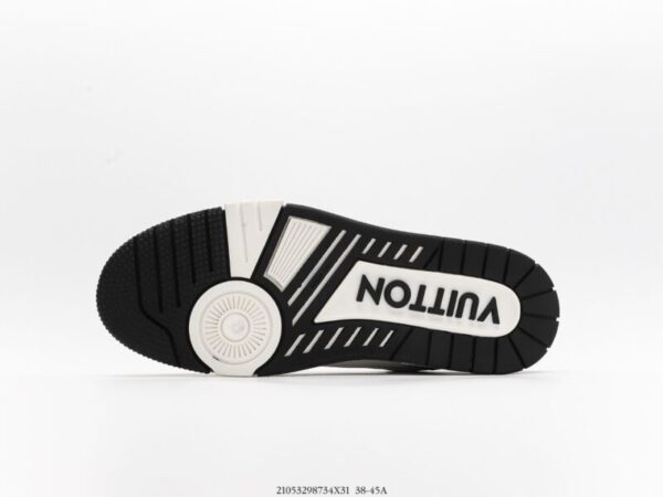 Louis Vuitton Trainer Black Monogram Denim - Image 3