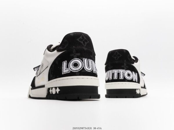 Louis Vuitton Trainer Black Monogram Denim - Image 7
