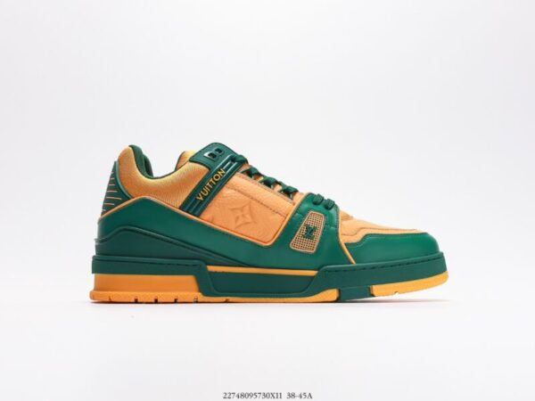 Louis Vuitton Trainer Green/Orange - Image 2