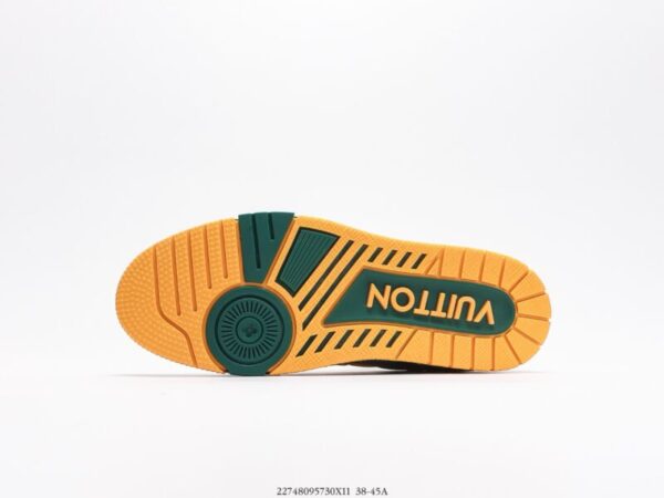 Louis Vuitton Trainer Green/Orange - Image 4