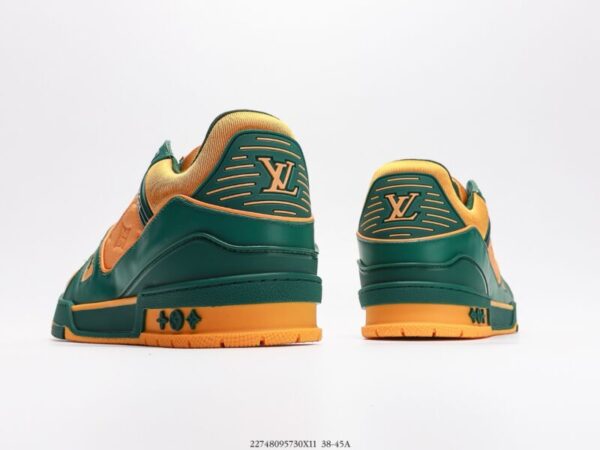 Louis Vuitton Trainer Green/Orange - Image 6
