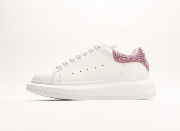 Alexander McQueen Oversized White/Pink