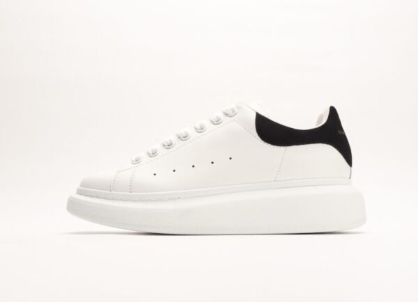 Alexander McQueen Oversized Ivory Black Leather