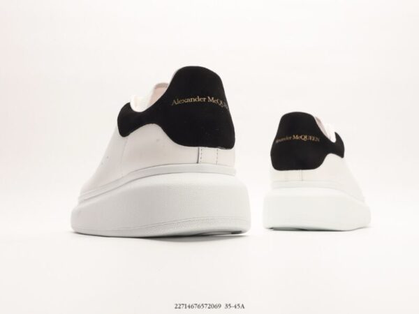 Alexander McQueen Oversized Ivory Black Leather - Image 4