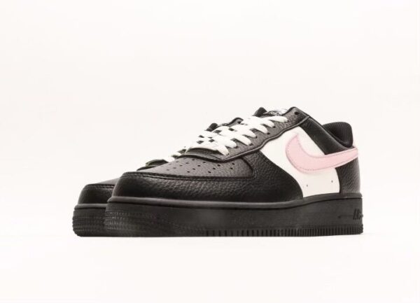 Nike Air Force 1 Black/Pink/White - Image 5
