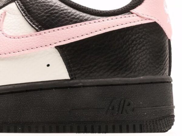 Nike Air Force 1 Black/Pink/White - Image 7
