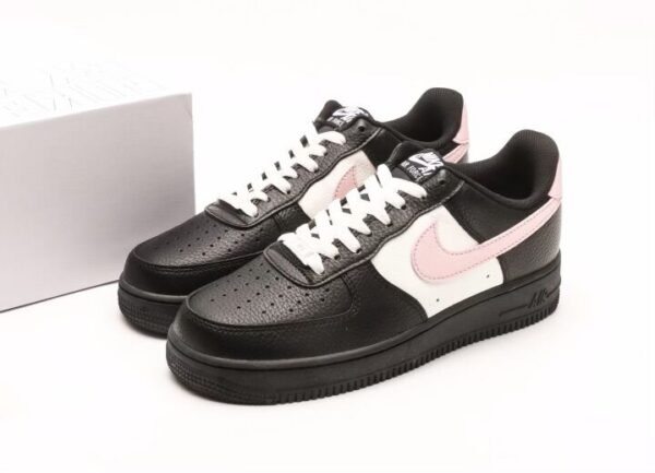 Nike Air Force 1 Black/Pink/White - Image 8