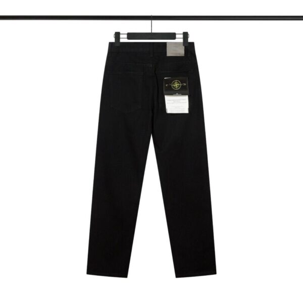 Stone Island Black Pants - Image 2